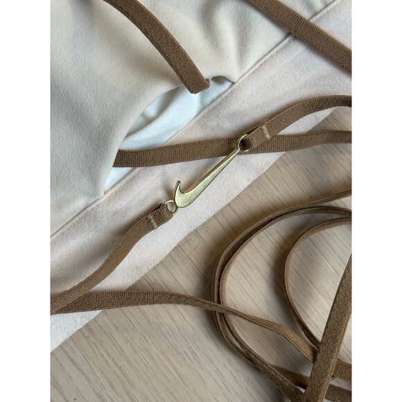 Nike x Jacquemus Women Sports Bra Beige - Size Small - MINT - Picture 2 of 6